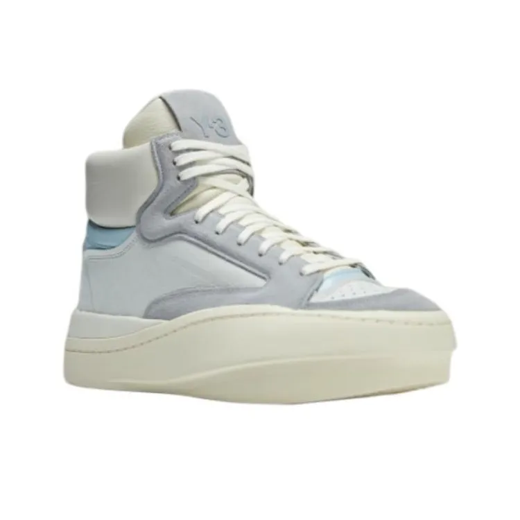 Adidas Y 3 Centennial High Off White Light Grey Cream White-1