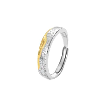 MAGICPOLE 925 Sterling Silver Rings Men's Silver