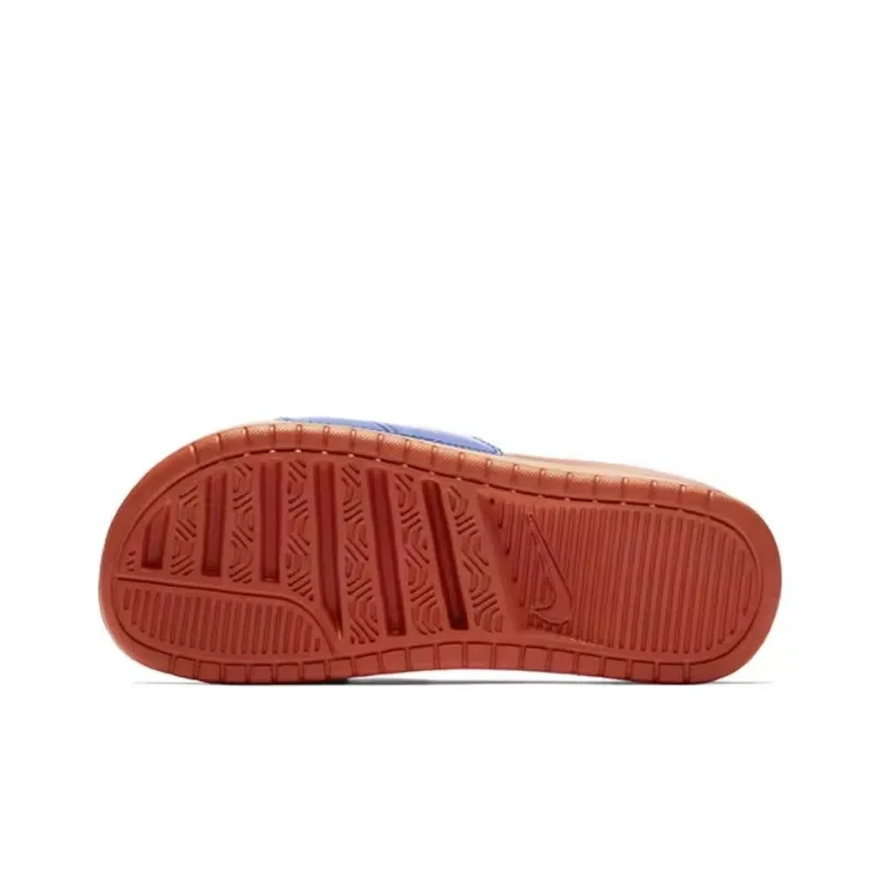 Nike Benassi Slides 'Vintage Coral Racer Blue' Women's-3