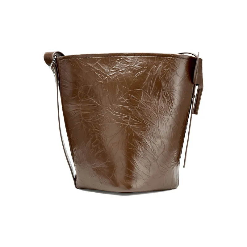 JOSINY PU Bucket Bag, Shoulder Bag Women's Black/Brown/Ecru-6