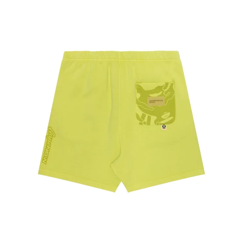 Aape Logo embroidered Cotton Track Shorts-5
