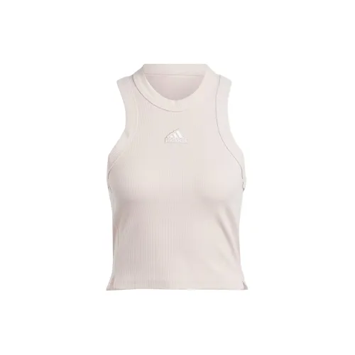 Adidas Lounge Tank Tops Women's Beige