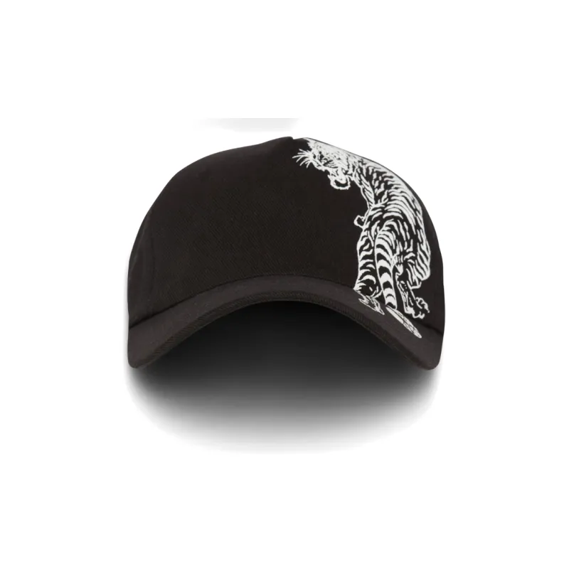 BALMAIN Tiger-print Cotton Baseball Cap-1