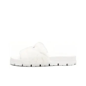 PRADA Slide Slippers Women's White