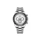 White Case White Dial Steel Band