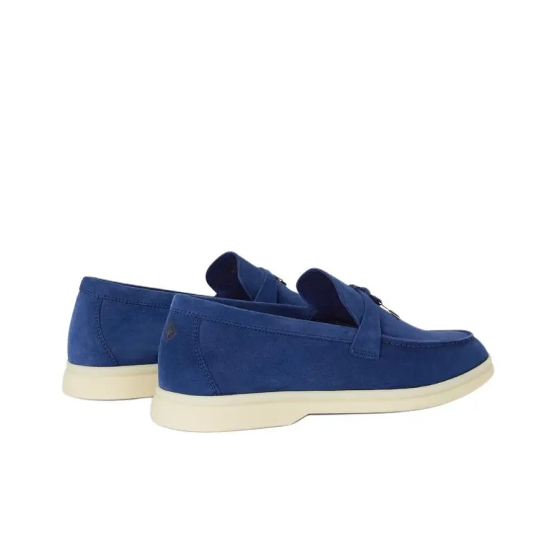 Loro Piana Loafers Women's Blue-4
