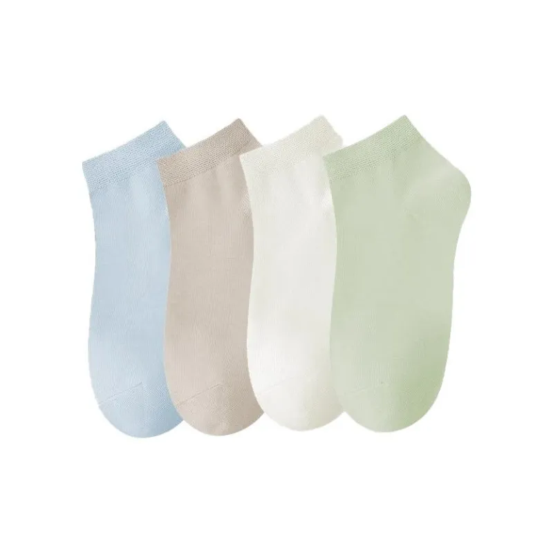 Inside The Orange Ankle Socks Women's 4 Pack-6