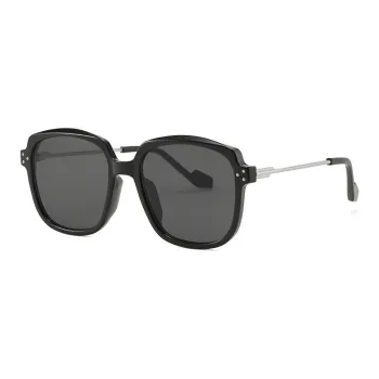 ALIEN BANG PC Metal Square Sunglasses Unisex