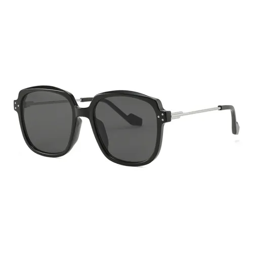 crystal-embellished oval sunglasses