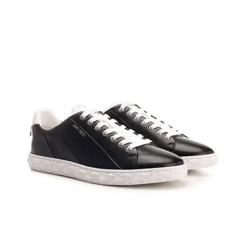 Jimmy Choo Diamond Stylish Skateboarding Shoes Men's Black-2