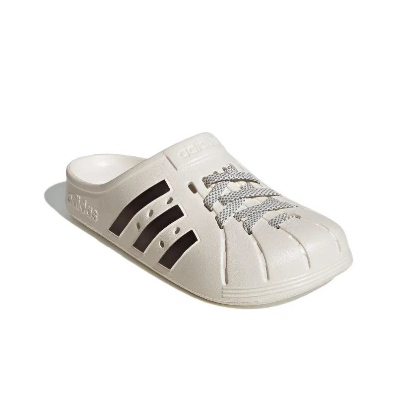 Adidas Adilette Clogs 'White Black'-2