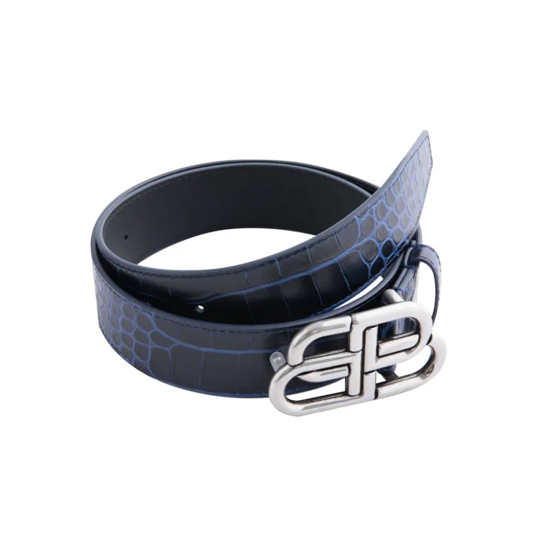 Balenciaga Bb Logo-buckle Belt-0