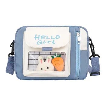 Barang Bear Nylon Fabric Shoulder Bag Crossbody Bag Regular Unisex Multicolor
