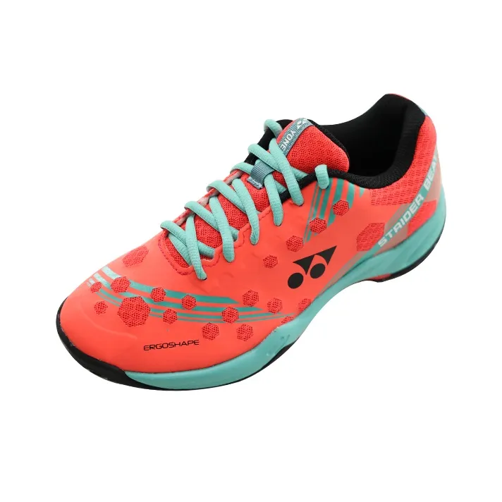 YONEX Cushioning, Slip Resistant, Abrasion Resistant, Breathable, Coverage, Support Low Top Badminton Shoes Women's Red-2