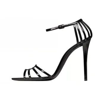SAINT LAURENT Milena 110mm Leather Sandals