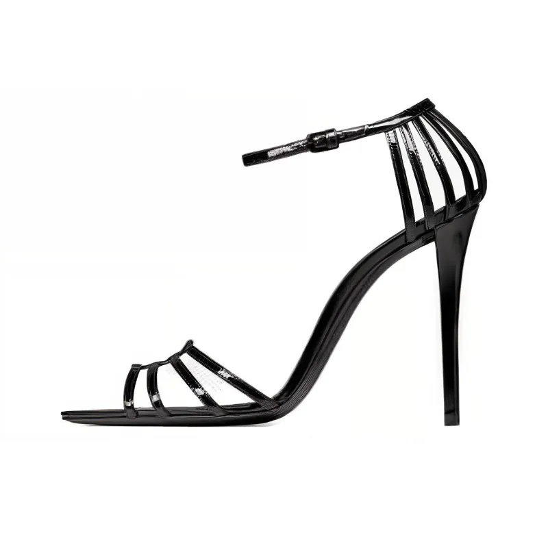 SAINT LAURENT Milena 110mm Leather Sandals-0