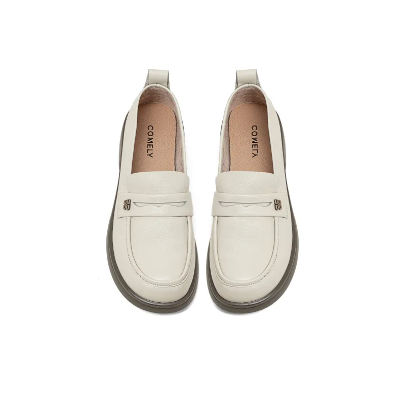 COMELY Loafers Women's Black/Light Brown/Ecru-13
