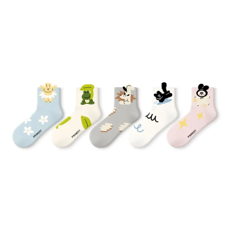 Primeet Ankle Socks Women's 5 Pack-3