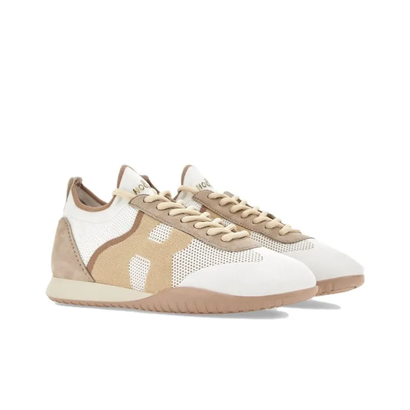 HOGAN Mesh-panelled Logo-print Sneakers-1