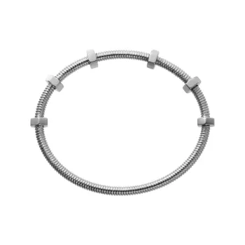 CARTIER 18K White Gold Bangles Unisex