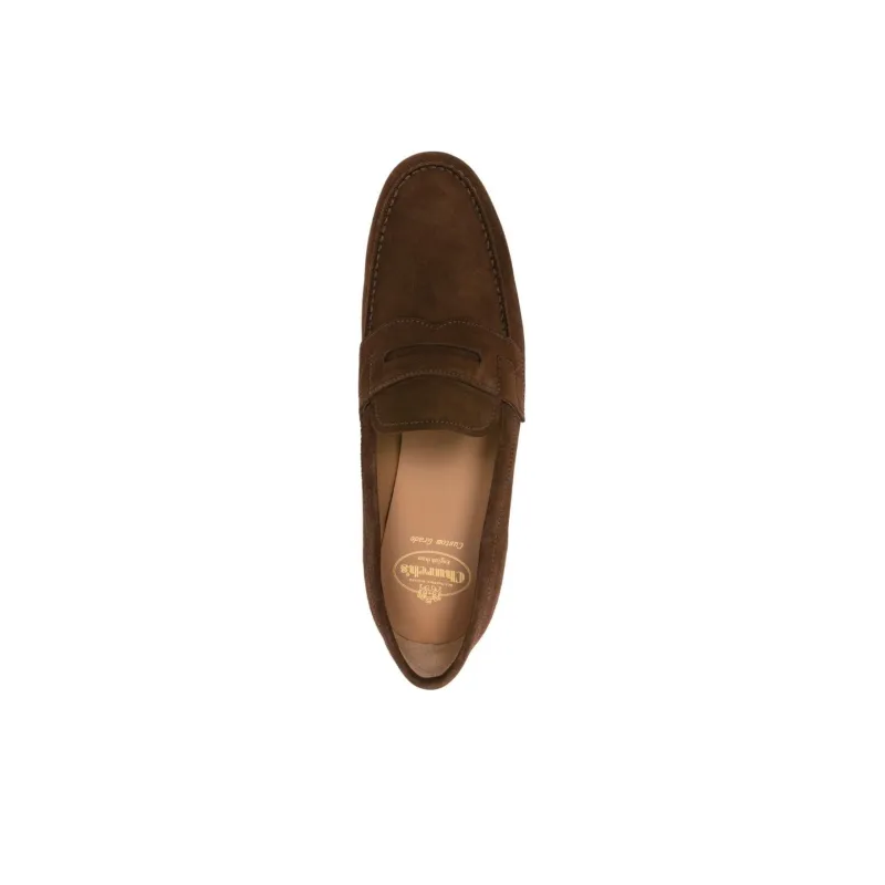 CHURCH'S Suede Penny Loafers-4