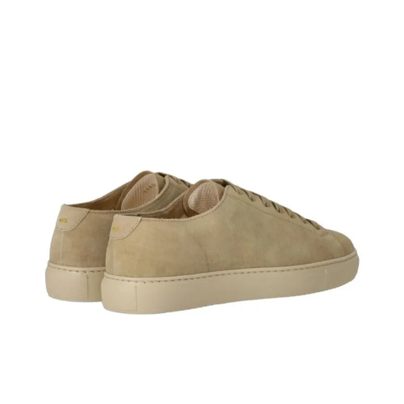 DOUCAL'S Logo Debossed Round Toe Sneakers-4