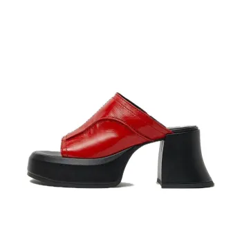 MIISTA Slide Slippers Women's Red
