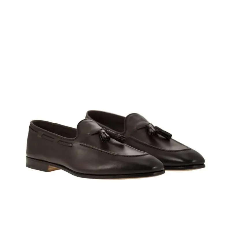 CHURCH'S Tassel-detail Leather Loafers-4