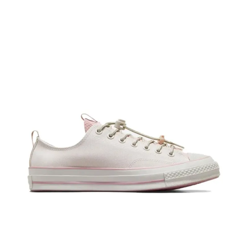 Converse Chuck 70 Anti Slip Wear Resistant Low Top Canvas Shoes Unisex White Pink-1