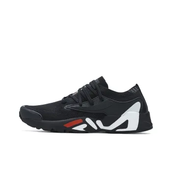 FILA Cushioning Anti Slip Wear Resistant Breathable Lightweight Rebound Low Top Casual Shoes Men's Legend Blue