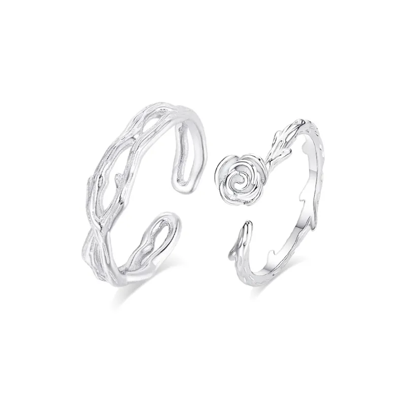 MISS TOOYA S999 Fine Silver Rings Unisex-1