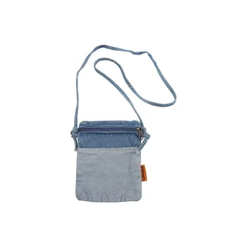 BALANG Denim Backpack Crossbody Bag Shoulder Bag Women's Light Blue & Color/Dark Blue & Color/Light Blue Solid Color