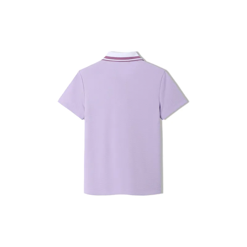 Elle Active Polo Shirt Women's Light Purple-1