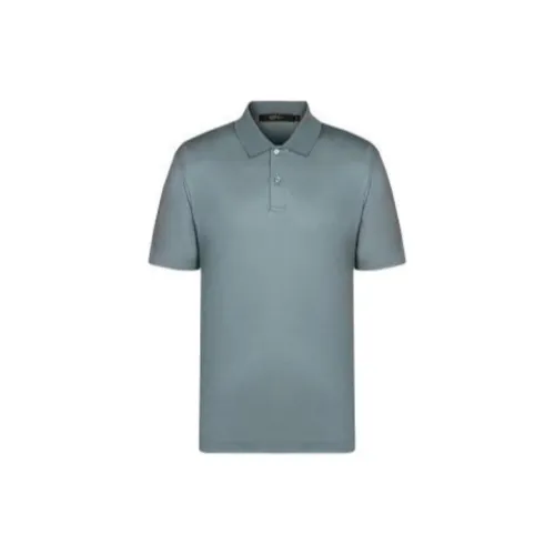 Satchi Polo Shirts Men Gray Green