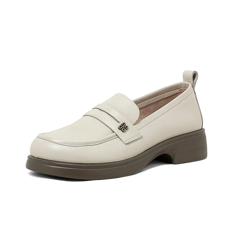 COMELY Loafers Women's Black/Light Brown/Ecru-10