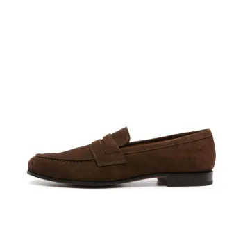 CHURCH'S Suede Penny Loafers