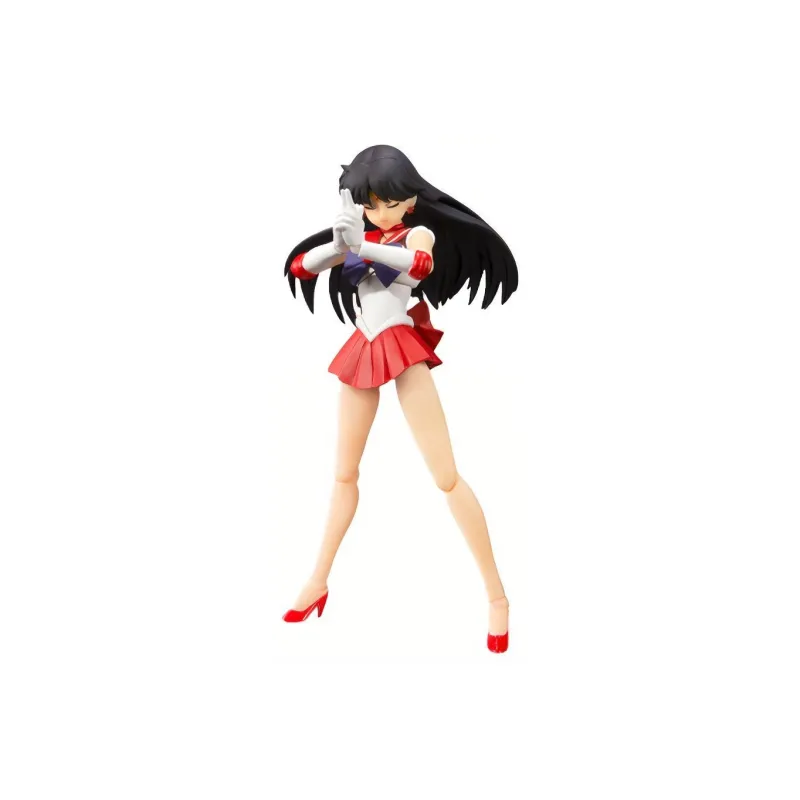 BANDAI Japan Sailor Moon S.H. Figuarts Sailor Mars Animation Color Edition Action Figure-2