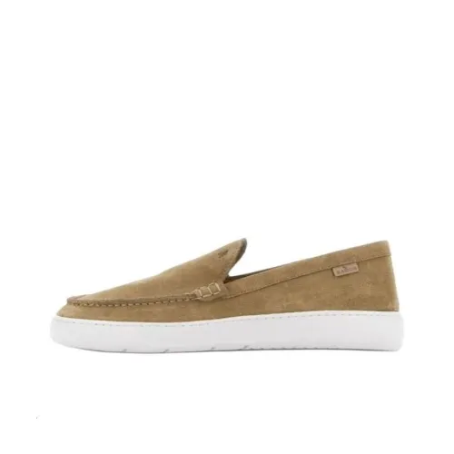 HOGAN Almond-toe Suede Loafers