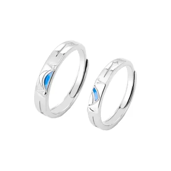 MAGICPOLE 925 Sterling Silver Rings Unisex Silver