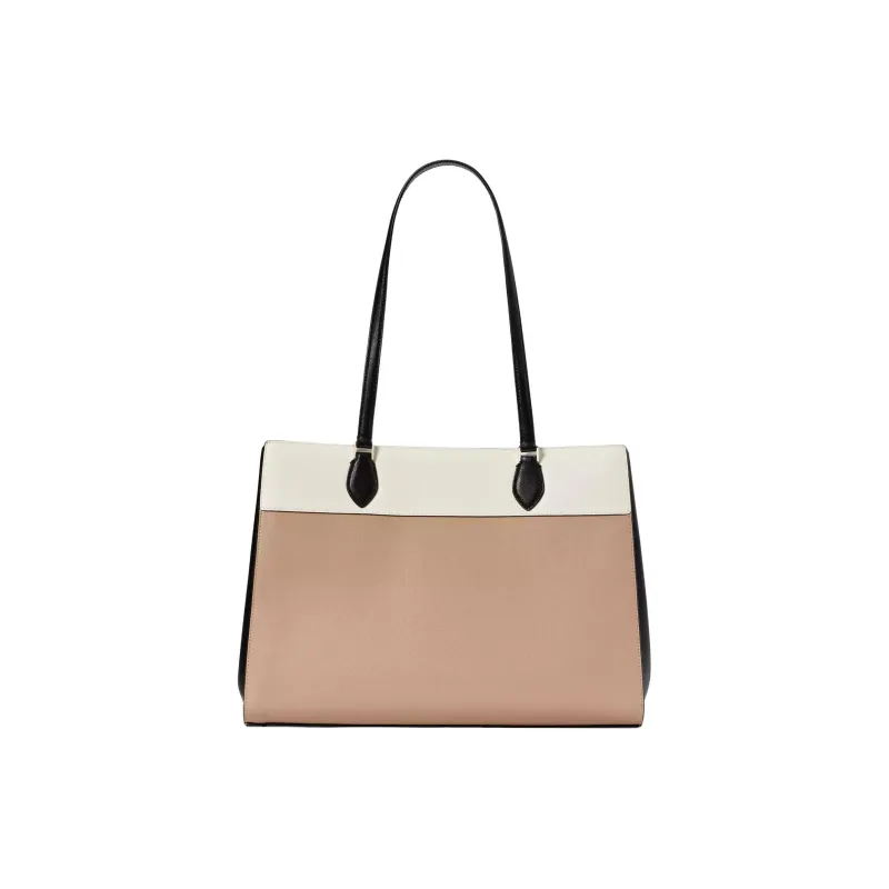 Kate Spade Leather Tote Bag Shopping Bag Handbag Shoulder Bag Women's Hazelnut-2