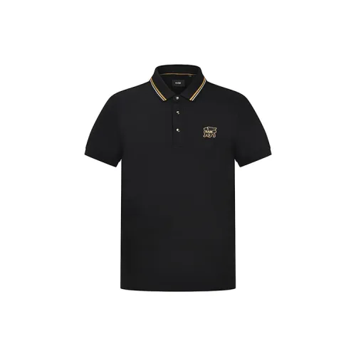 RARE Polo Shirts Men Black