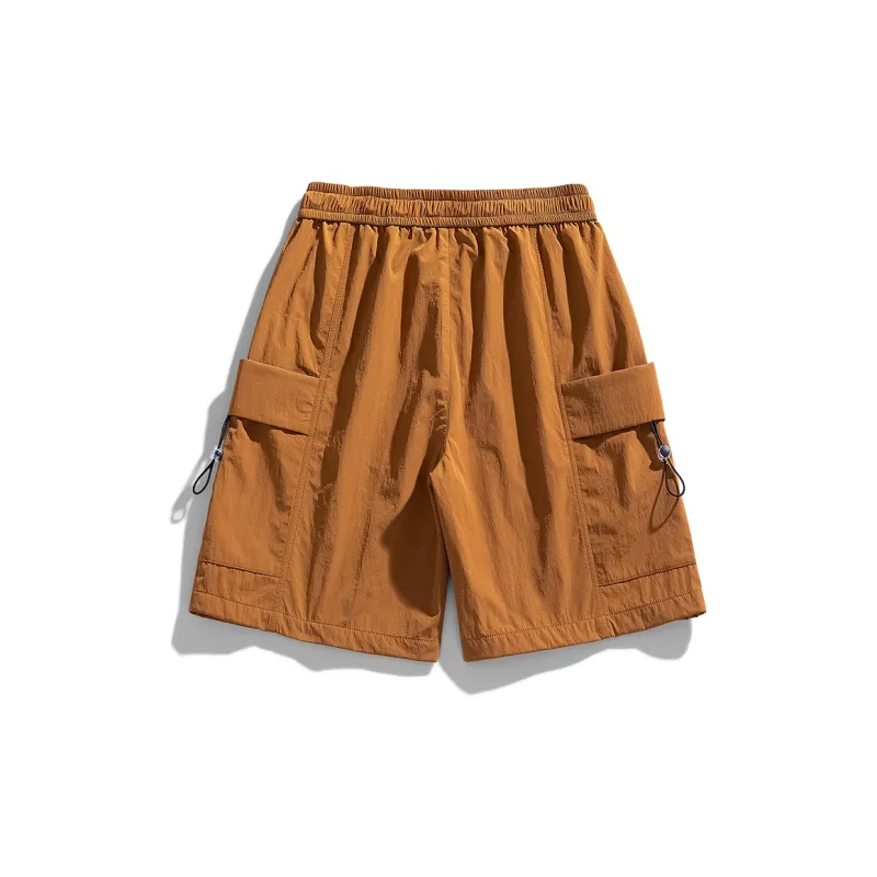 PAINT STAIN Cargo Shorts Unisex Black-36