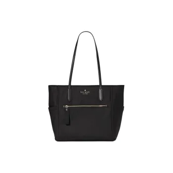 Kate Spade Chelsea Recycled Nylon Tote Bag Shopping Bag Handbag Shoulder Bag Women's Black