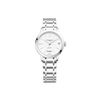 Baume & Mercier Automatic Mechanical Movement Women's Watch Watch 31mm White Dial Stainless Steel Watchband