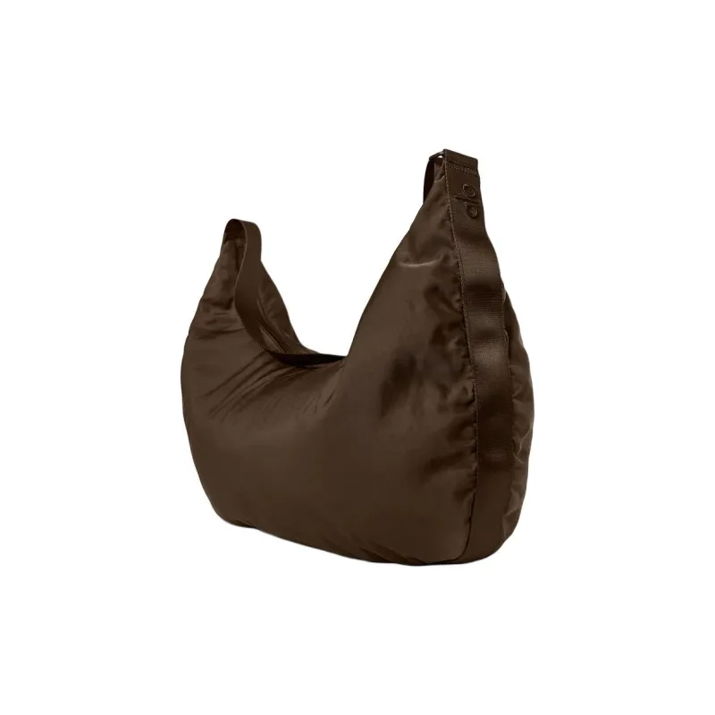 Alo Yoga Polyester Shoulder Bag Regular Unisex Dark Coffee Color-1