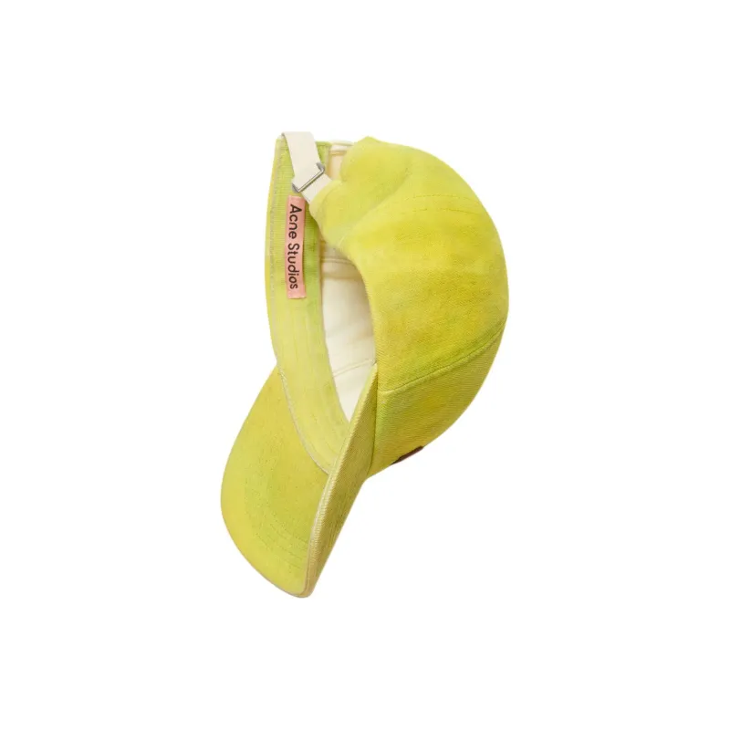 Acne Studios Cotton Baseball Caps Women's Yellow-1