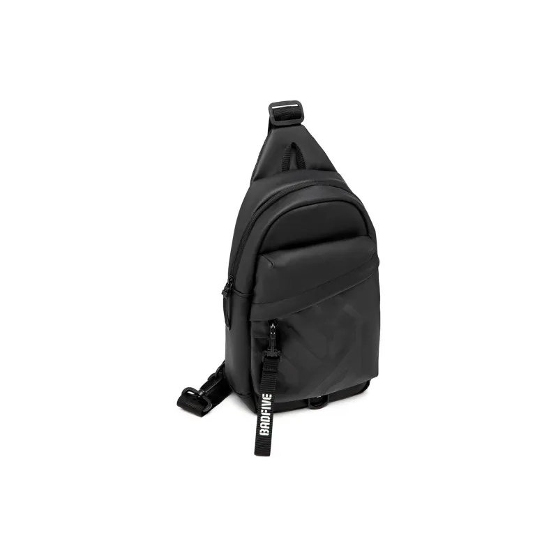 LiNing Polyester Polyurethane Sling Bag Regular Unisex Black-1