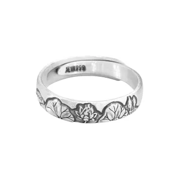 Asia Star 999 Fine Silver Rings Women's