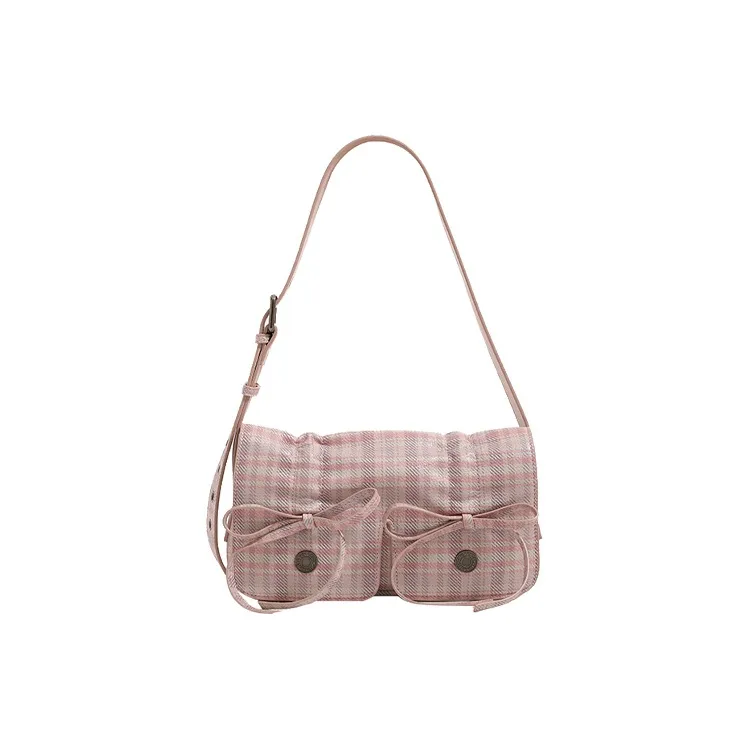 JANE KLAIN Synthetic Leather Small Square Bag, Crossbody Bag, Shoulder Bag Regular Women's Pink-0