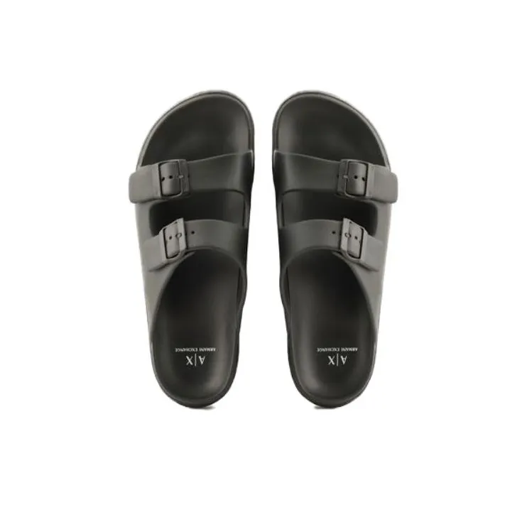 ARMANI EXCHANGE Slide Slippers Men's Black-2